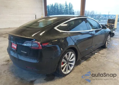 2018 Tesla Model 3 Long Range/Performance из США, поврежденный, VIN 5YJ3E1EB5JF081806